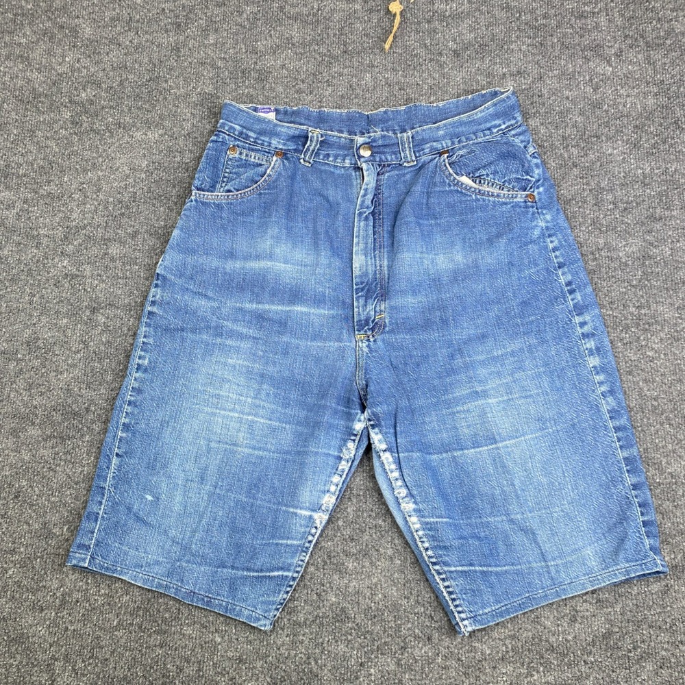 Vintage JcPenneys Ranchcraft Denim Shorts Womens Size 20 Blue High Waisted